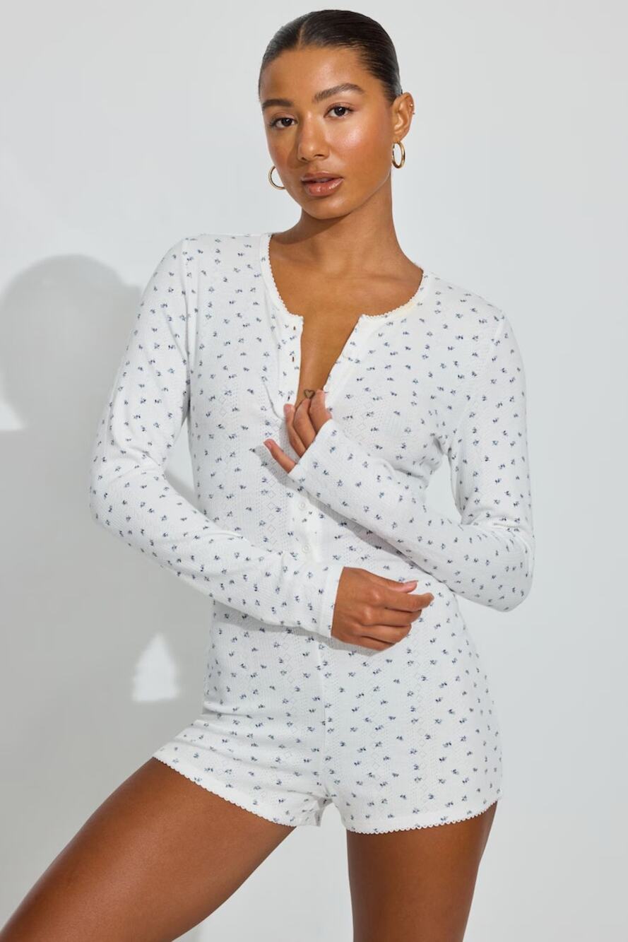 Garage Pointelle Romper